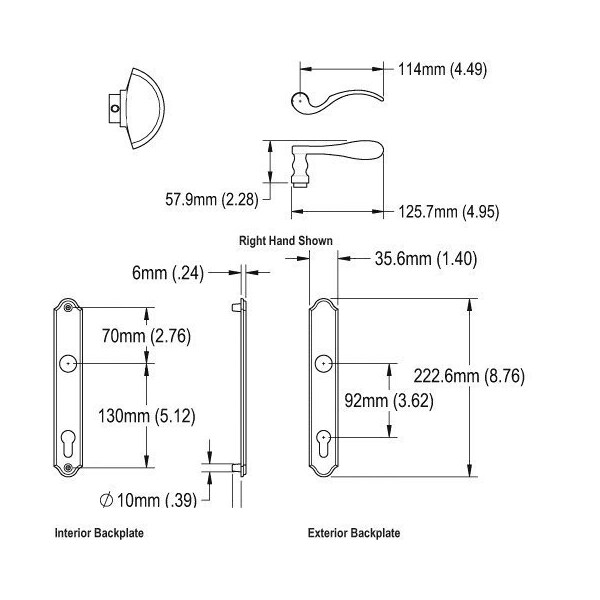 Strybuc Munchen Handle Set 850-8763123 - main